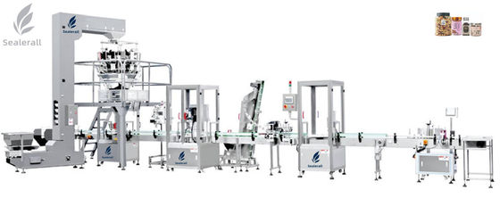 주문 PLC 제어 시스템으로 자동 스테인레스 스틸 곡물 채우기 online manufacture