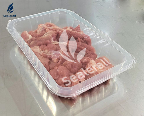 주문 지도 고급 플라스틱 컨테이너 밀폐 기계 자동 트레이 포장 기계 online manufacture