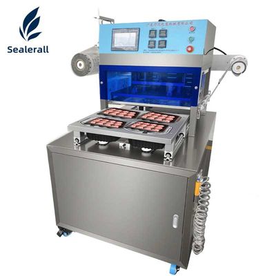 주문 Vertical Expansion 304 Stainless Steel Pneumatic Tray Sealer for Fully Automatic Cup Sealing 온라인 제조